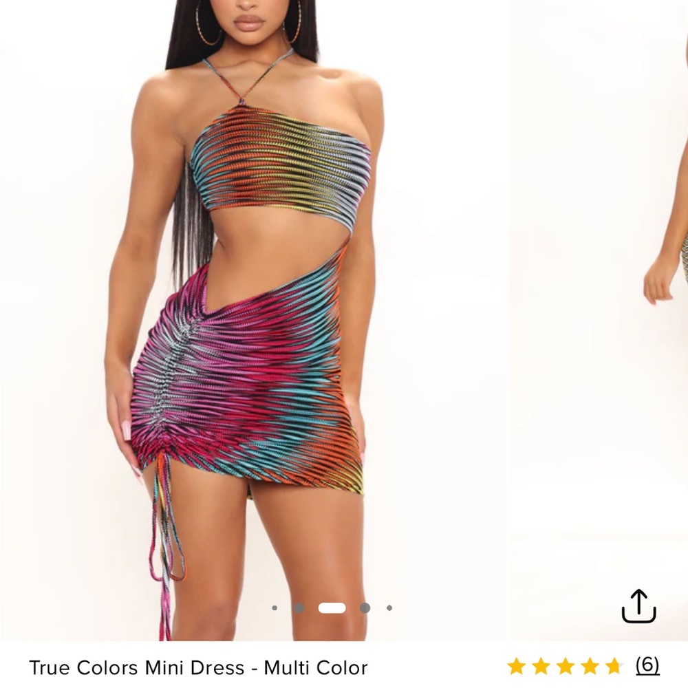 Fashion Nova Vibrant Knit Dress
